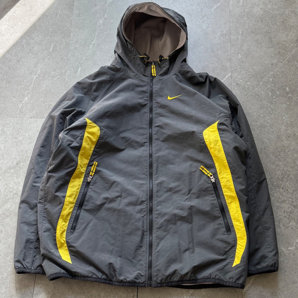 Y2K Nike Reversible Windbreaker Fleece Jacket XL